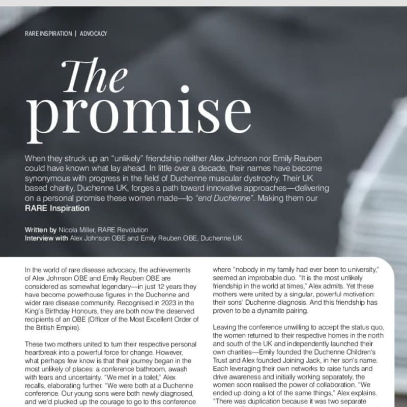 The Promise from a powerful friendship